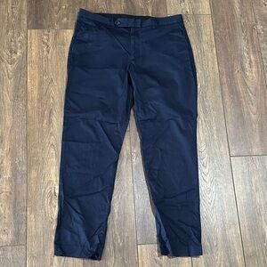 J. Crew Men's Navy Chinos Slim Bowery 33 x 30